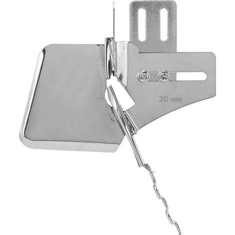 Plieuse à ourlet élastique 20mm pour machine à coudre, pli simple ou double, accessoire de couture (1/5)