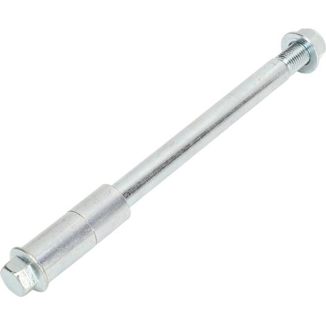 Essieu avant/arrière 15 mm/220 mm avec 2 bagues et boîtier poli, compatible avec les motos tout-terrain Pit PRO Trail 70 cc et 90 cc. (1/5)