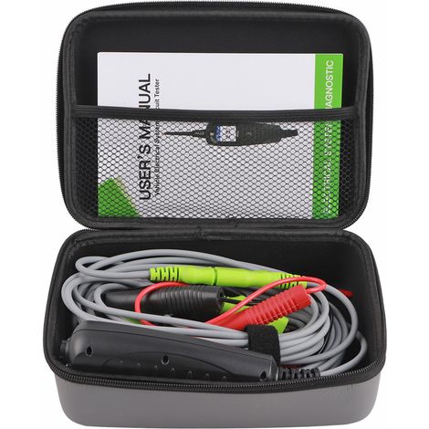 Testeur de circuit électrique automobile TopDiag P100, sonde de puissance multifonction, mesure de tension avec câble d'extension de 10 m (1/5)