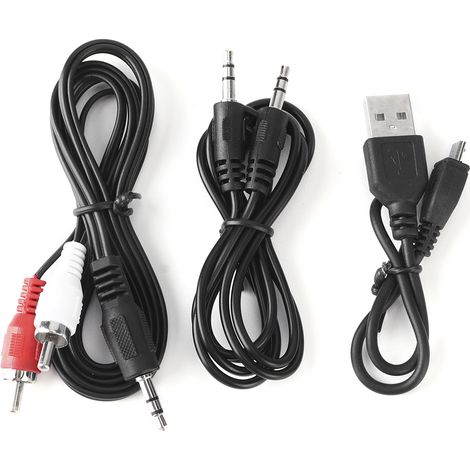 Bluetooth 5.0 Audio-Sender- und Empfängerset, kompatibel mit Fernsehern, Computern, Lautsprechern und Autoradios. (1/5)