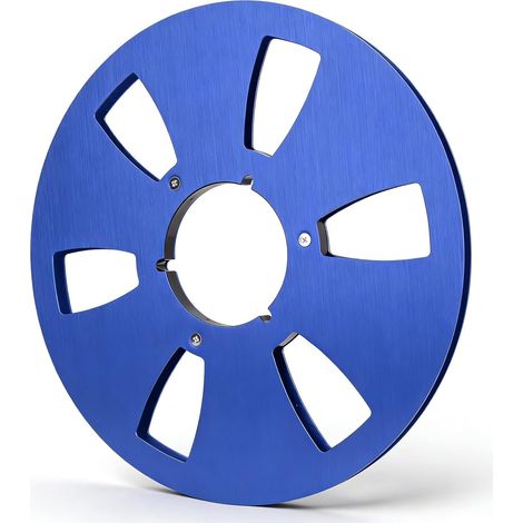Bobine de Ruban Vide de Remplacement de 1/4 de 10,5 Pouces, Bobine Ouverte Universelle à 6 Trous, Bobine Vide de Bande Sonore avec Vis en Acier Inoxydable, pour Bobine (1/5)