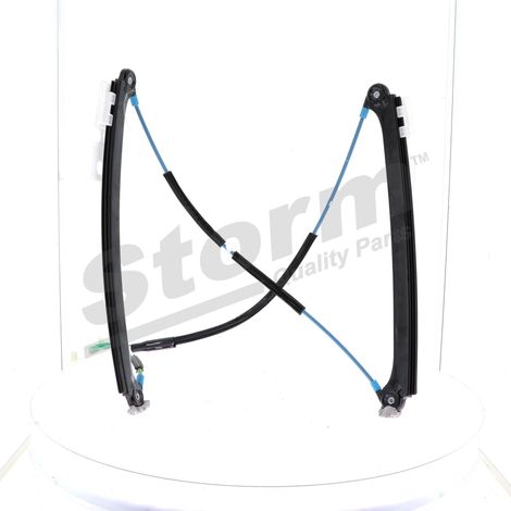 Mécanisme de lève-vitre avant droit compatible Audi 8P3837462 (1/4)