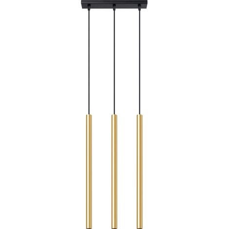 Suspension tube triple dorée VELINO 3xG9 Pure Lume (1/5)
