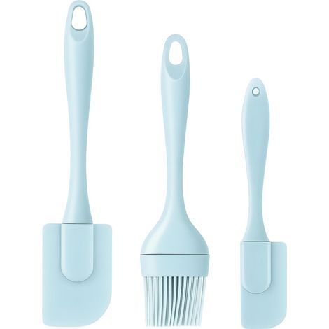 3 Pcs Spatule Cuisine Patisserie à la Chaleur, Grattoir Flexible et Antiadhésif, pour Cuisine, Remuer, Enrober, Faire des Gâteaux pour Mélanger Remuant Raclant (1/5)