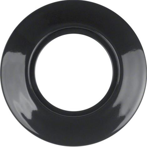 Marco 1 elemento Berker By Hager 138165 serie1930 Porzellan made by Rosenthal Negro Brillo