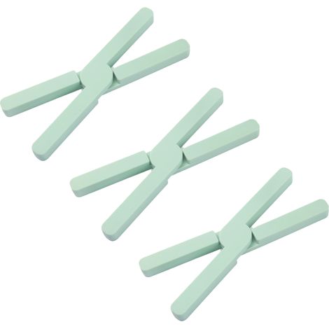 Sous-plat En Silicone Pliable - Résistant À La Chaleur Jusqu'à 220 °C - Pour Cuisinière Four Micro-ondes - 3 Pièces (1/5)