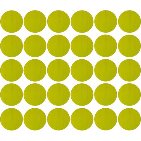 30x Cache vis adhésif autocollant diamètre 20mm bouchon trou meuble table chaise maison, vert clair