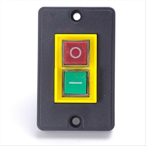 Interrupteurs électromagnétiques à bouton AC250V 6A, étanches (1/5)