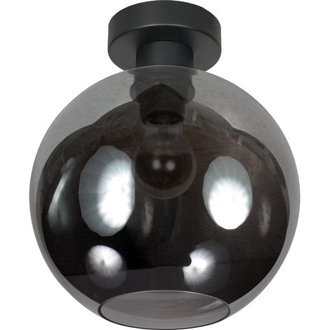 Steinhauer - deckenleuchte - Bloeba - schwarz - glas metall - Ø (1/3)