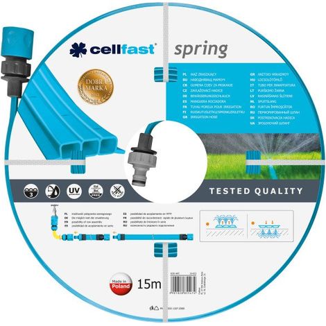 Manguera de riego CellFast SPRING de 15 m (1/3)