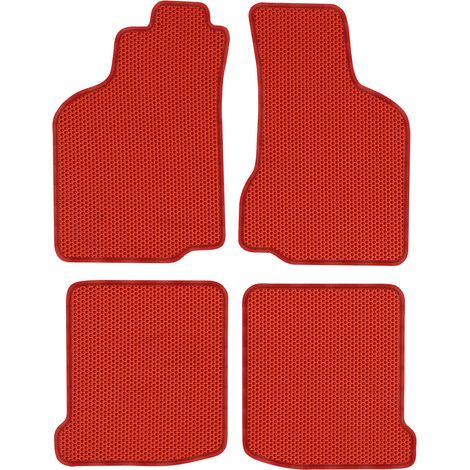 Volkswagen Polo III dal 1994 al 1999. Tappetini dedicati - EVA A NIDO D'APE ROSSO (1/5)