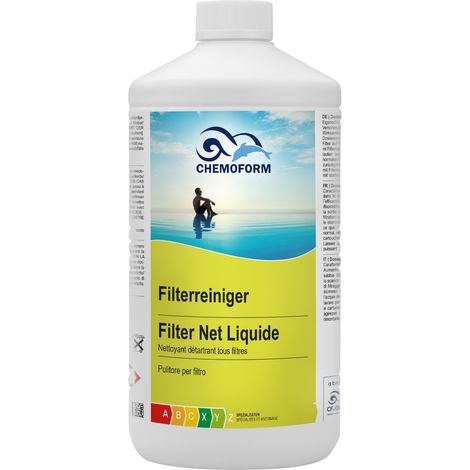 Chemoform Filterreiniger 1 l Reiniger für Pool-Filteranlagen Filter Reiniger