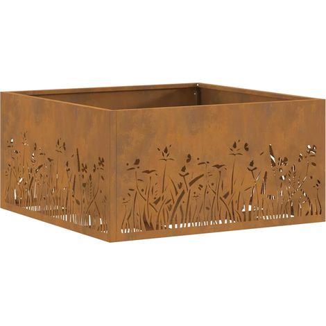 Braise Marron 60 x 60 x 30 cm Acier CFW520908 (1/5)