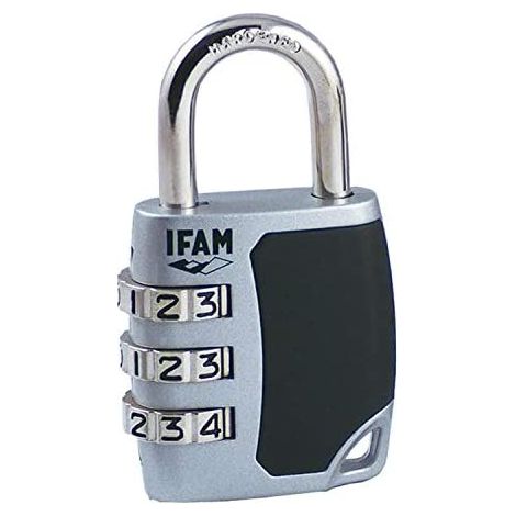 Candado c35s zinc 34,5mm. arco ø4,7mm con combinación ifam