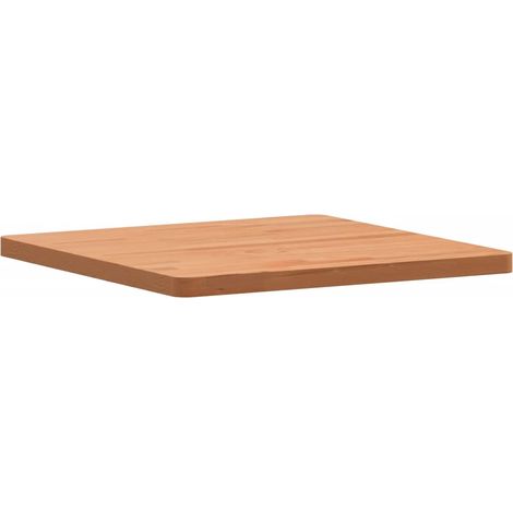 Dessus de table 50x50x2,5 carré bois massif de hêtre (1/5)
