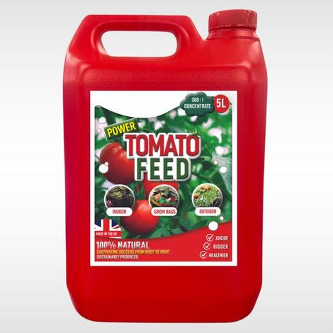 Tomato Feed Concentrate 5L Organic Liquid Tomato Fertiliser 300:1 Plant Food for Tomatoes & Vegetables Growbags (1/5)