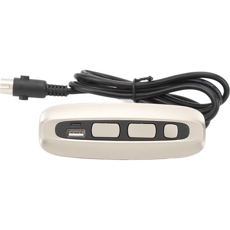Télécommande à 3 boutons pour fauteuil inclinable électrique, interrupteur pour canapé releveur avec ports USB et Type-C. (1/5)