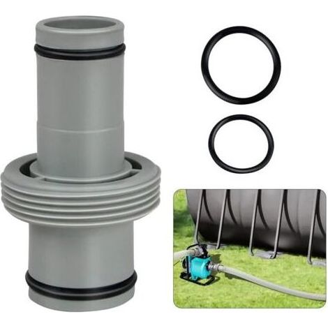 Connecteur de tuyau de piscine 32 mm à 38 mm, adaptateur de connecteur de tuyau à 2 voies pour Intex, Bestway et autres tuyaux de piscine hors sol (1/5)