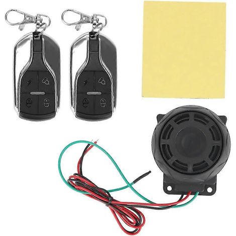 Motorrad-Alarmanlage, Auto-Styling, Fahrrad- und Roller-Alarmanlage, 12V-Motorraddiebstahlschutz, Dual-Fernbedienung (1/5)