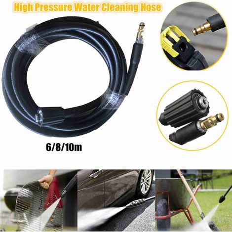 6m/8m/10m High Pressure Water Cleaning Hose Partially Compatible with Karcher K2 K3 K4 K5 Garden Vehicle Clean Tools (1/5)