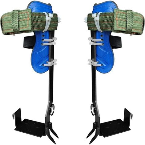 Set di arrampicata picchi, albero con le cinghie della cintura di sicurezza, imbracatura regolabile, kit di tree climbing con 2 ingranaggi in acciaio, strumenti, arrampicata (1/5)