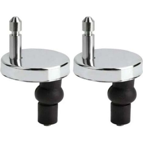 Fixation Pour Abattant De WC - Vis D'Expansion En Acier Inoxydable Et Caoutchouc - Compatible Avec La Plupart Des Abattants Standard - Lot De 2 (1/4)