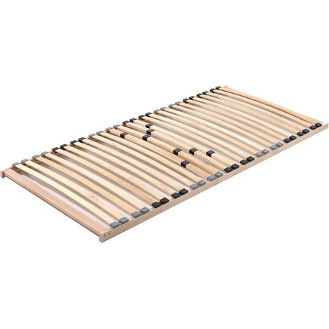 Base letto struttura legno 90x200 26 doghe (1/2)
