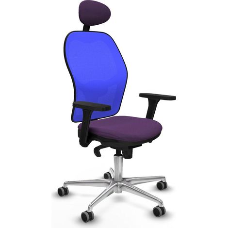 Piqueras y Crespo 3D086G1 Silla de oficina cómoda violeta (1/3)