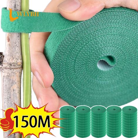 Ruban de support pour plantes en nylon, attaches de câble auto-adhésives pour plantes de jardin, réutilisables, accessoires de jardin en velcro (1/5)
