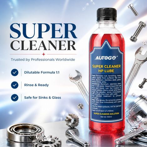 500ml Rust Remover, Non-Contact Car Wash Cleaner, Engine Block Chain and Sprocket Cleaner - Super HP Rust Remover and Lubricant 100ml -- BIEMMEDUE (1/4)