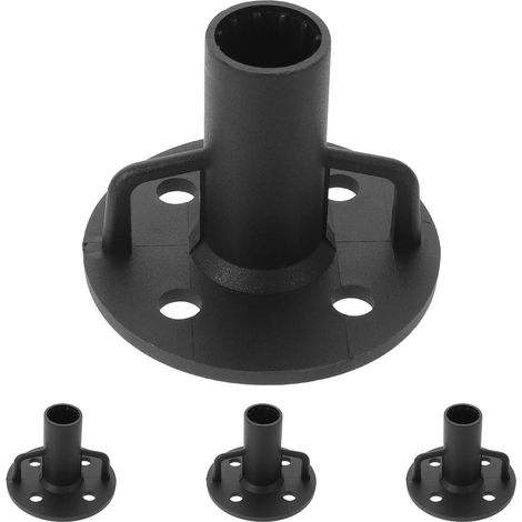 4 Pieces Round Nylon Base and Wide Compatibility for Awning (1/5)