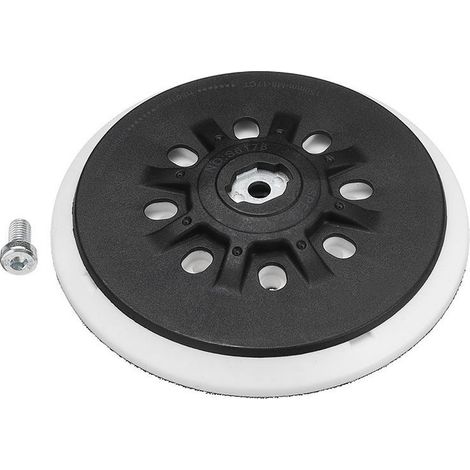 150 mm (6 pouces) Plateau de ponçage 8 trous compatible avec les ponceuses orbitales Bos-ch Festool ETS 150, ETS EC 150, LEX 150, WTS 150/7 498987 (souple),pour Ponceuse Excentrique (1/5)