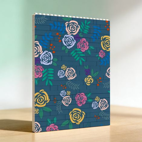 Cadre artistique en blocs pour anniversaire à faire soi‑même pour adultes, cadeau de la Saint‑Valentin (1/5)