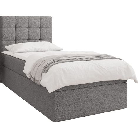 Cama continental Comfivo Osculum II, Lambi 12, Continental, Individuales, 90x200, Tapiz, Somieres, 92x206x112cm