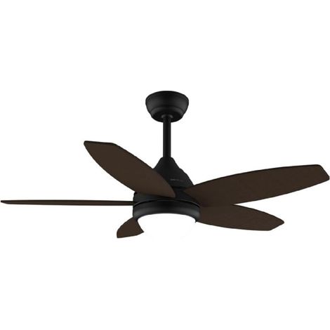Ventilatore da soffitto con luce LED – 5 pale aerodinamiche – 3 velocità – motore da 53 W – diametro 106 cm – timer da 1 a 8 ore (1/5)