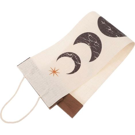 Wandteppich mit Mondmuster, dekorativer Wandteppich, Wanddekoration im Zufallsstil (1/5)