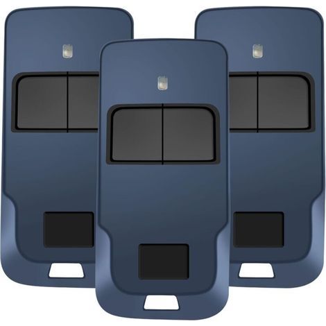 2-Channel 433.92 MHz Remote Control Compatible with Mitto Cool C2, C4 and Mitto 4 – Pack of 3 Reliable Replacements for Home Automation Systems (1/5)