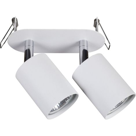 Spot encastré double Nowodvorski EYE FIT blanc chromé (1/2)