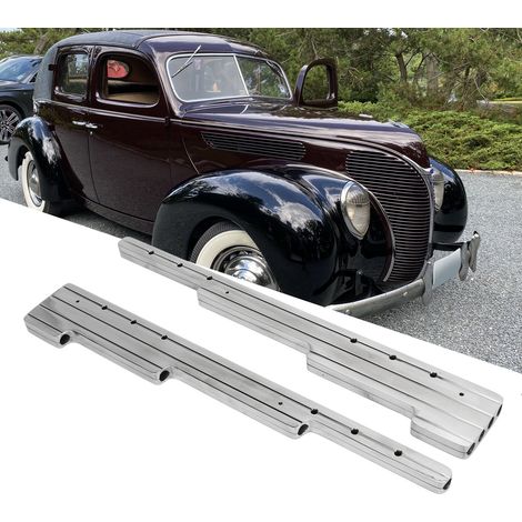 Zündkerzenkabelhalterung aus Aluminiumlegierung für Chevy SBC BBC SBF 302 350 454 V8-Motoren, silberfarben (1/5)