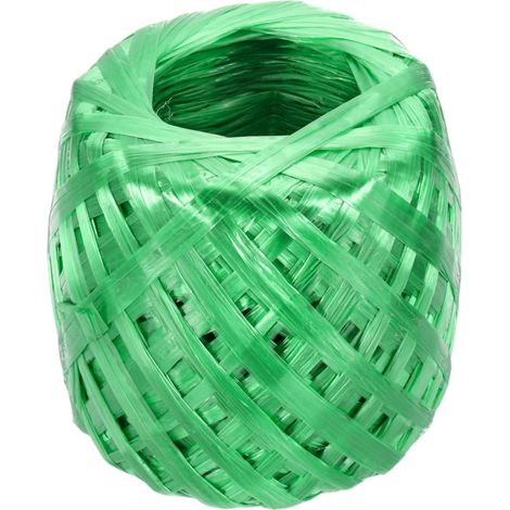 Ficelle en plastique et nylon polyester de 135 m, 30 mm, emballage domestique pour jardinage, artisanat, transport, vert (1/5)