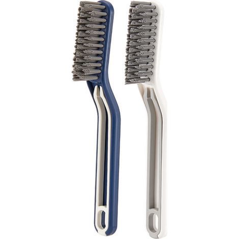 2 en 1 Brosses Multifonctionnelles,2Pcs Brosse à Joints d'angle de Salle de Bain,Brosse de Nettoyage avec Clip, pour Nettoyage en Carrelage Mural, Cadre de Fenêtre (1/5)