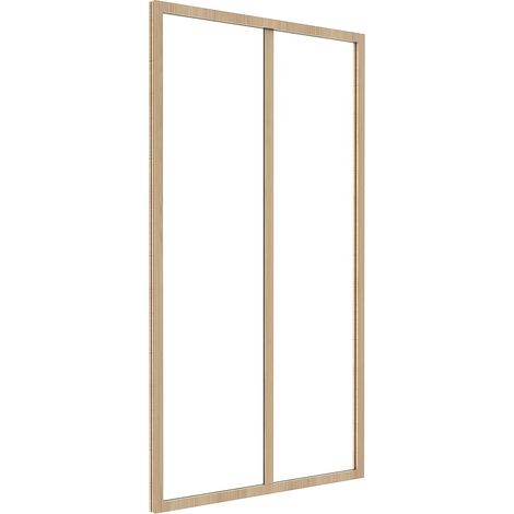 Vetrata atelier 60x105 cm in Alluminio termolaccato Naturale chiaro - BAYVIEW