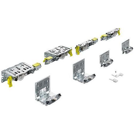 Herraje para puerta corredera 9275794 máx.80 kg cincado