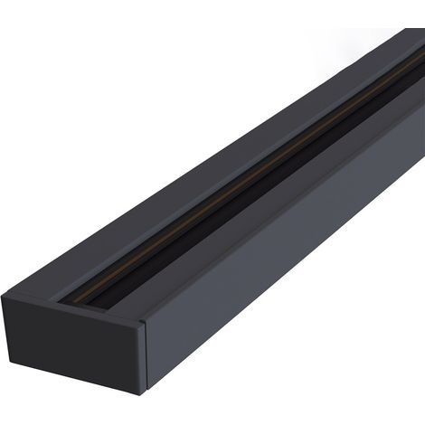 Binario Busbar Trunkings Unity In Alluminio Nero 2 Metri (1/4)