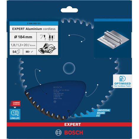 Bosch EXPERT Kreissägeblatt Aluminium, 184x20 mm, Z54
