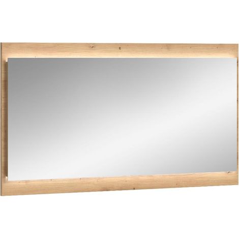 Drive miroir avec éclairage chêne décor. (1/5)