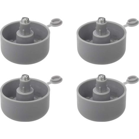 Cyclingcolors – Pieds de meuble réglables en plastique 4x – Hauteur 27mm – Ajustement jusqu'à 48mm – Capacité 100kg – Pour meubles TV, canapés, tables