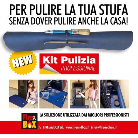 Kit pulizia professional per stufa a pellet fire&box (1/2)