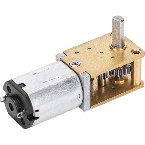 Lntyq DC 12V Moteur lectrique de Rduction, Mini moteur engrenages en mtal, rduction de la vitesse de couple lev, petit moteur pour outils lectriques, rduction de vitesse CW/CCW