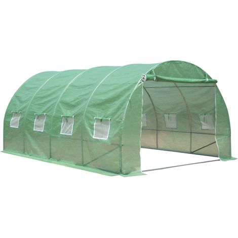 Serre en film plastique Zelsius (L) 4 x (l) 3 x (H) 2 m, serre à tomates stable, tente en film plastique (1/5)